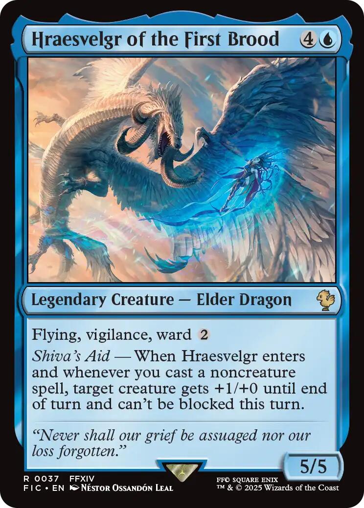 Hraesvelgr of the First Brood (Surge Foil) [FINAL FANTASY Commander] | Jack's On Queen