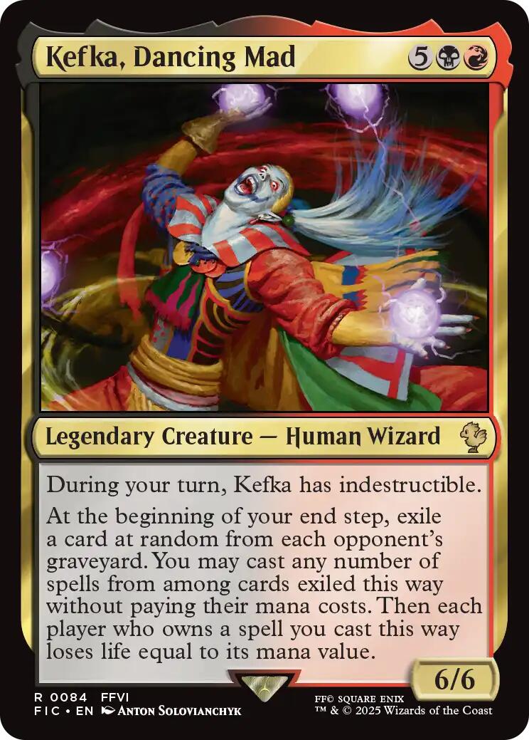 Kefka, Dancing Mad (Surge Foil) [FINAL FANTASY Commander] | Jack's On Queen