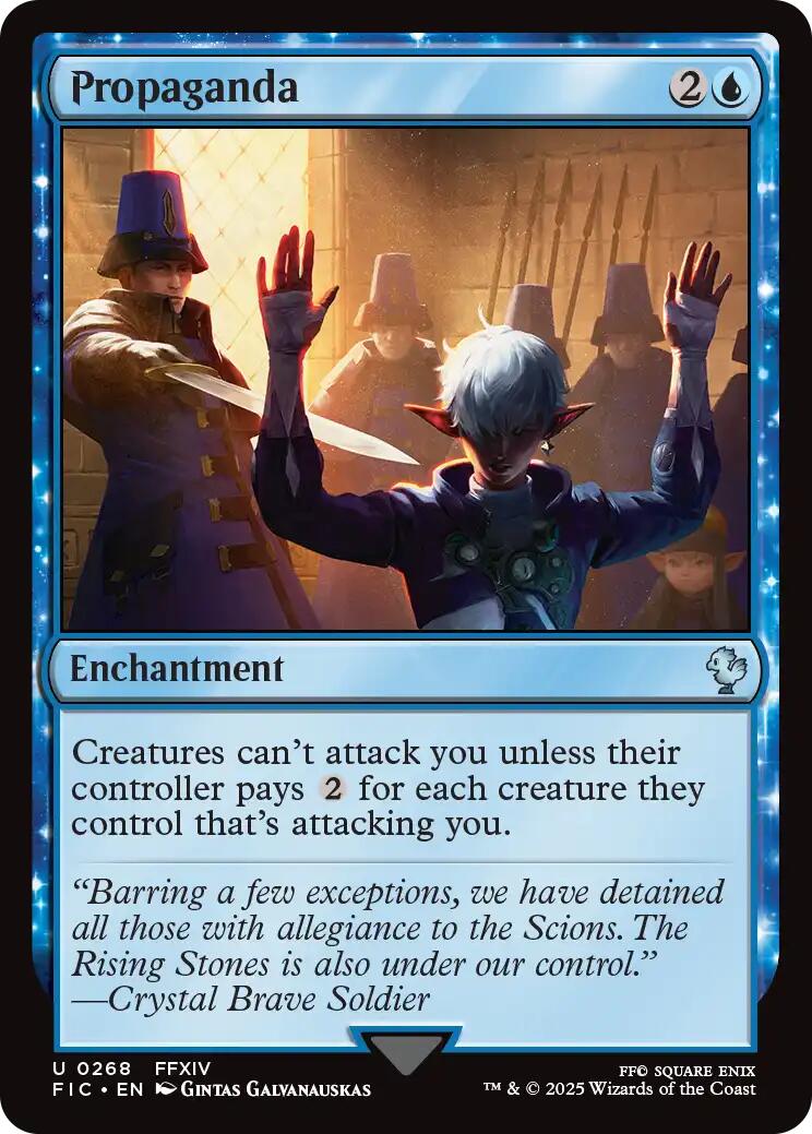 Propaganda (Surge Foil) [FINAL FANTASY Commander] | Jack's On Queen