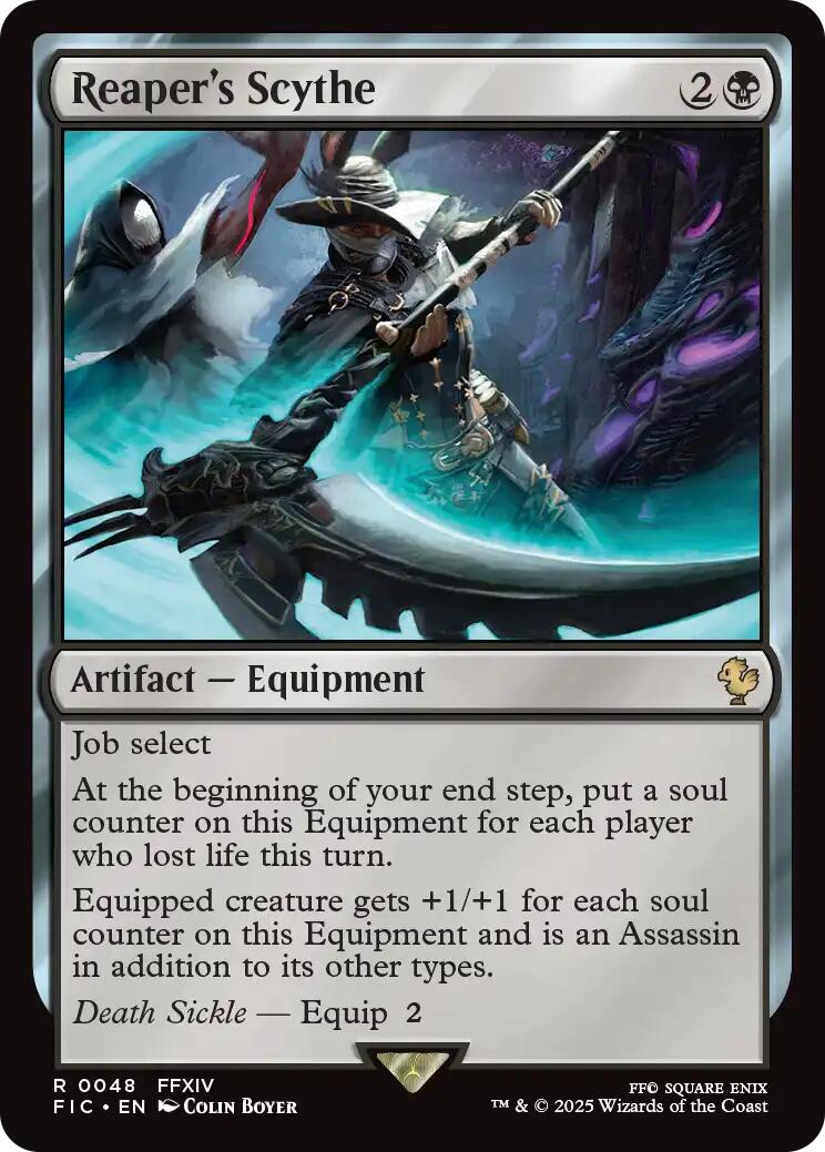 Reaper's Scythe (Surge Foil) [FINAL FANTASY Commander] | Jack's On Queen