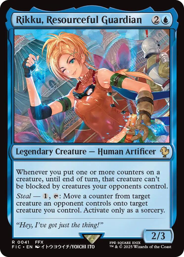 Rikku, Resourceful Guardian (Surge Foil) [FINAL FANTASY Commander] | Jack's On Queen