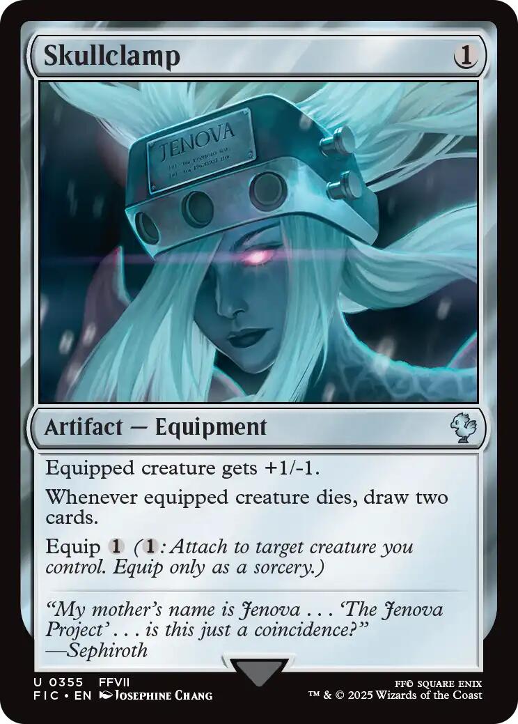 Skullclamp (Surge Foil) [FINAL FANTASY Commander] | Jack's On Queen