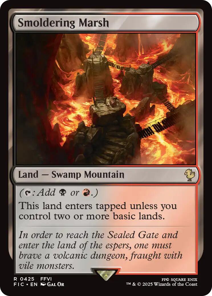 Smoldering Marsh (Surge Foil) [FINAL FANTASY Commander] | Jack's On Queen