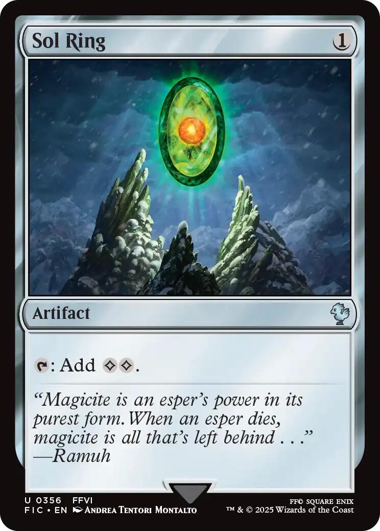 Sol Ring (0356) (Surge Foil) [FINAL FANTASY Commander] | Jack's On Queen