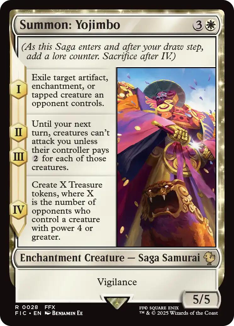 Summon: Yojimbo (Surge Foil) [FINAL FANTASY Commander] | Jack's On Queen