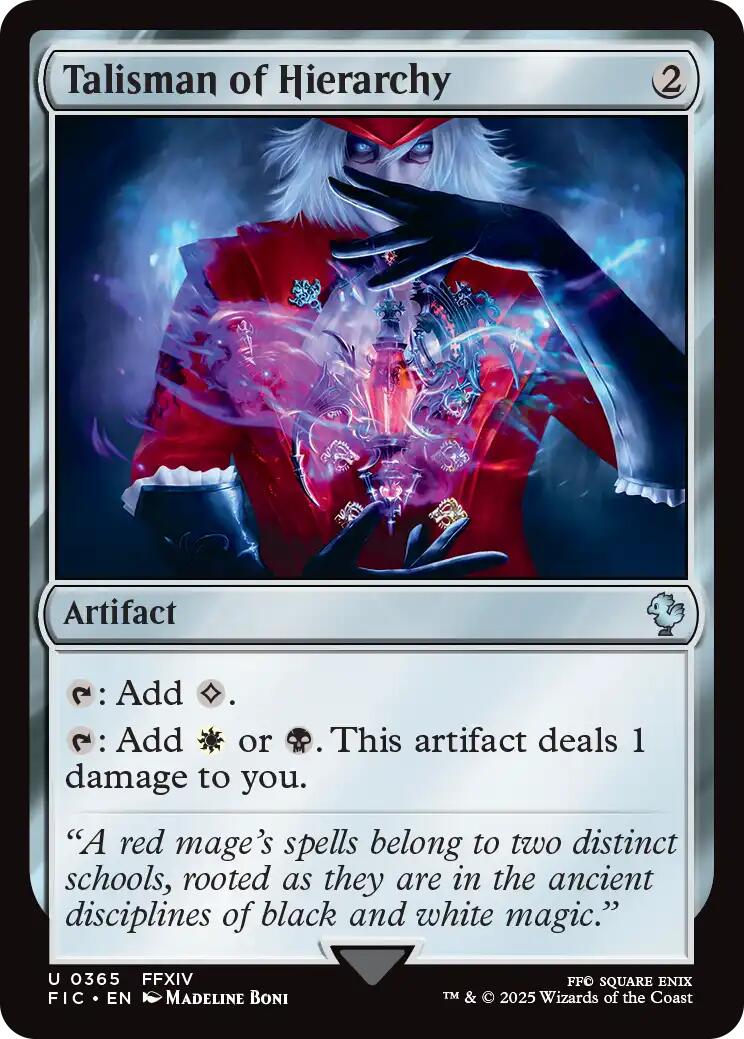 Talisman of Hierarchy (Surge Foil) [FINAL FANTASY Commander] | Jack's On Queen