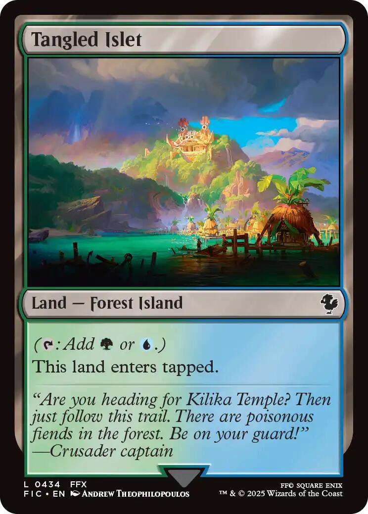 Tangled Islet (Surge Foil) [FINAL FANTASY Commander] | Jack's On Queen