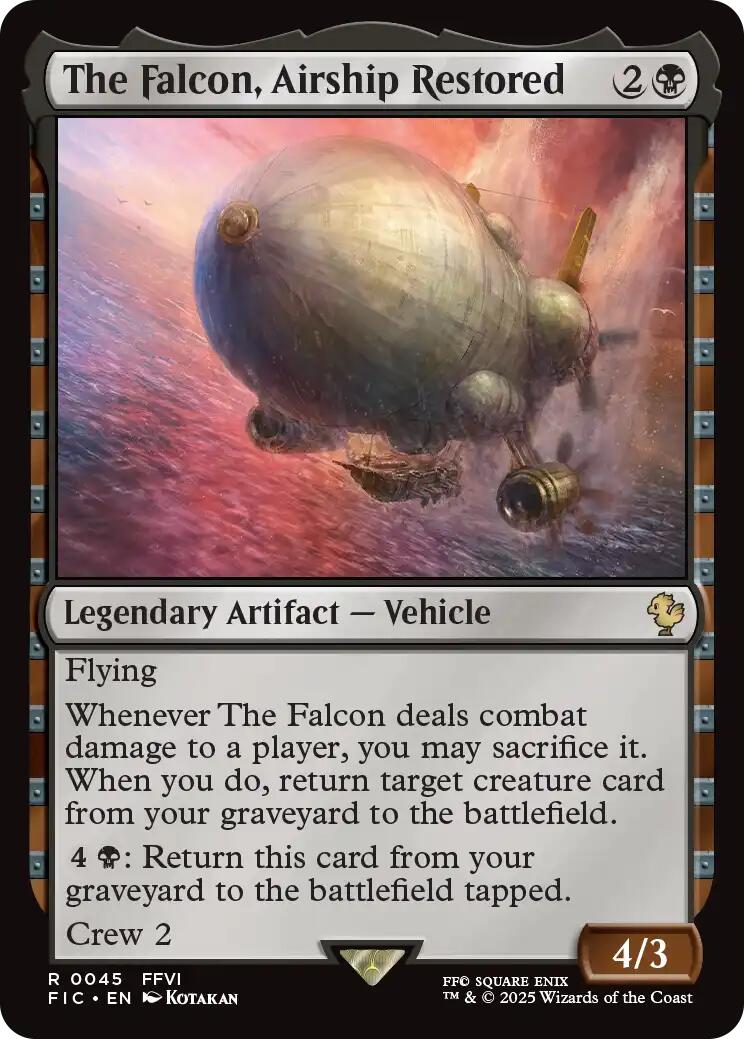 The Falcon, Airship Restored (Surge Foil) [FINAL FANTASY Commander] | Jack's On Queen