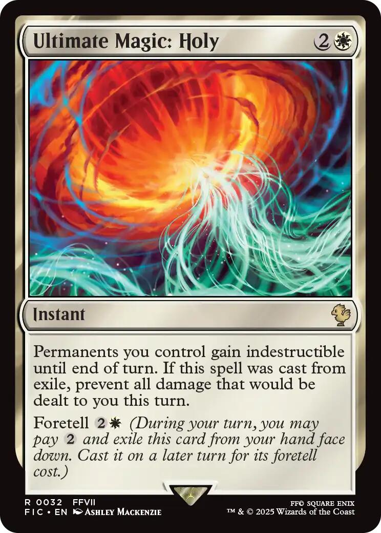 Ultimate Magic: Holy (Surge Foil) [FINAL FANTASY Commander] | Jack's On Queen