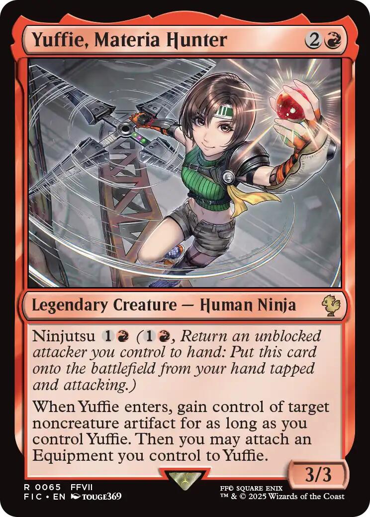 Yuffie, Materia Hunter (Surge Foil) [FINAL FANTASY Commander] | Jack's On Queen