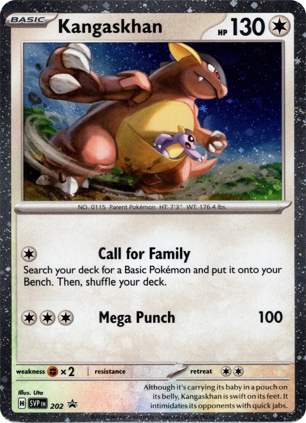 Kangaskhan (202) (Cosmos Holo) [Scarlet & Violet: Black Star Promos] | Jack's On Queen