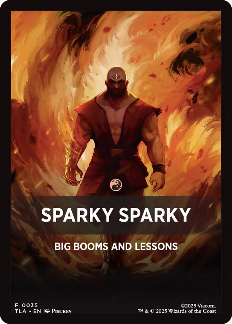 Sparky Sparky Theme Card [Avatar: The Last Airbender Tokens] | Jack's On Queen