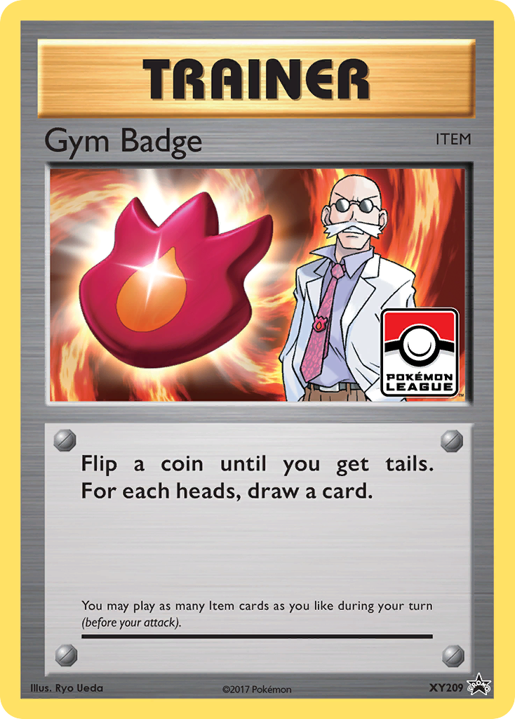 Gym Badge (XY209) (Blaine) [XY: Black Star Promos] | Jack's On Queen