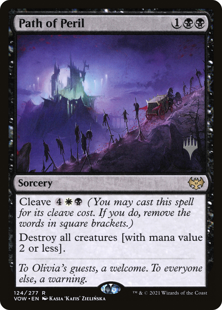 Path of Peril (Promo Pack) [Innistrad: Crimson Vow Promos] | Jack's On Queen