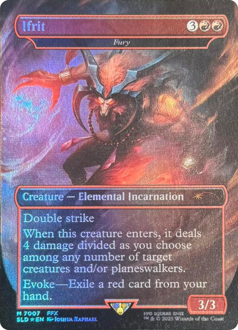Ifrit - Fury (Rainbow Foil) [Secret Lair Drop Series] | Jack's On Queen