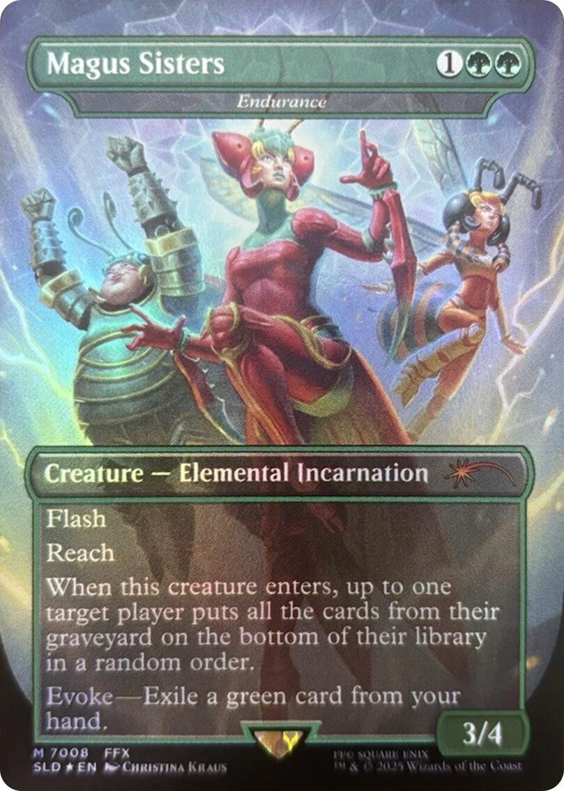 Magus Sisters - Endurance (Rainbow Foil) [Secret Lair Drop Series] | Jack's On Queen