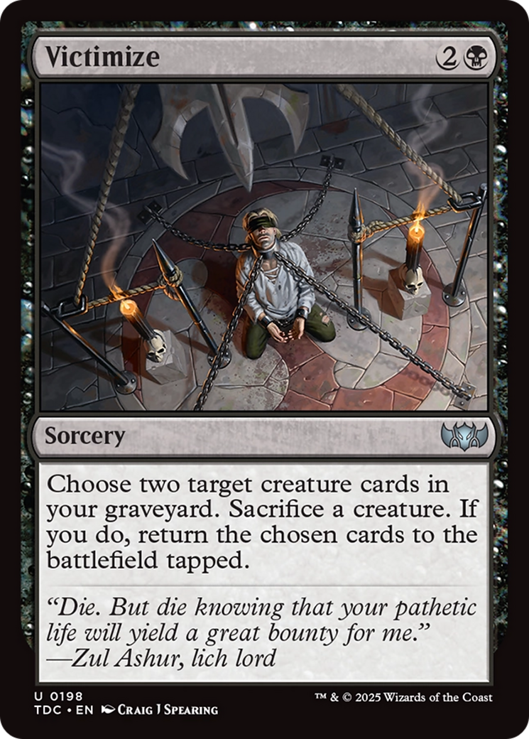 Victimize [Tarkir: Dragonstorm Commander] | Jack's On Queen