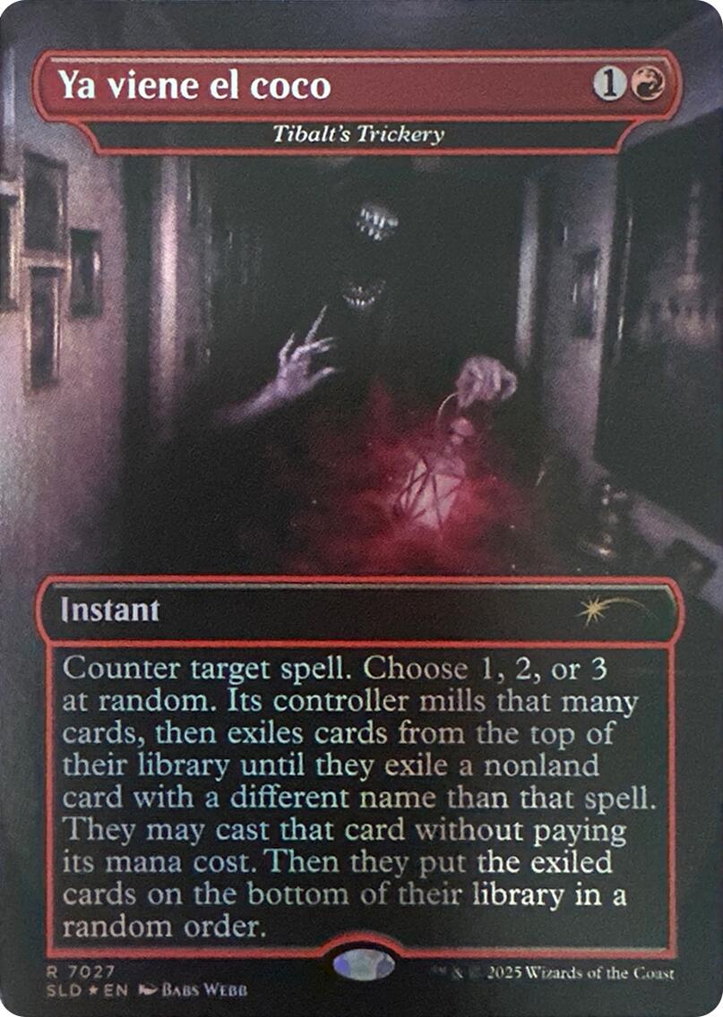 Ya viene el coco - Tibalt's Trickery (Rainbow Foil) [Secret Lair Drop Series] | Jack's On Queen