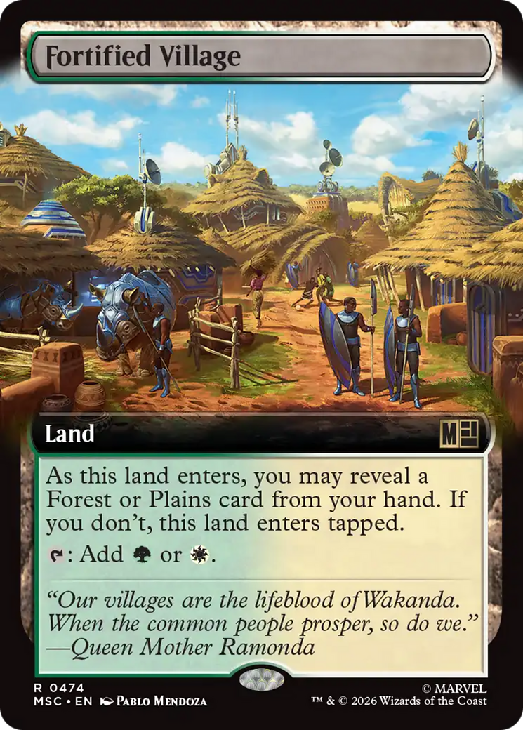Fortified Village (Extended Art) [Marvel Super Heroes Commander] | Jack's On Queen
