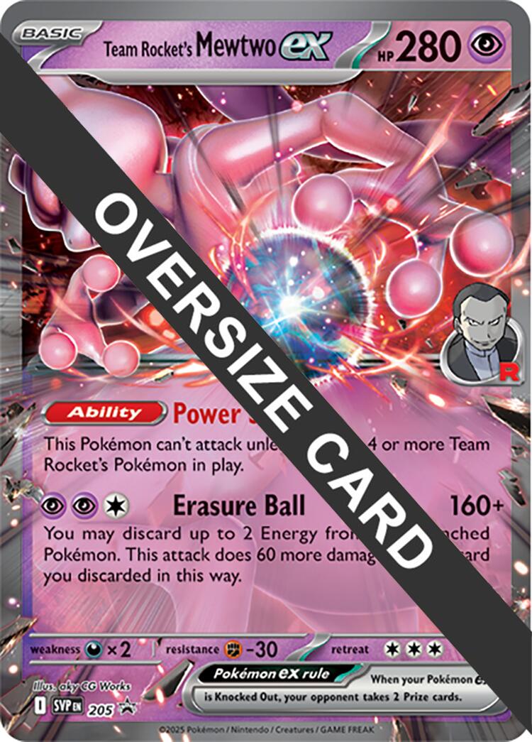 Team Rocket's Mewtwo ex (205) (Jumbo Card) [Scarlet & Violet: Black Star Promos] | Jack's On Queen