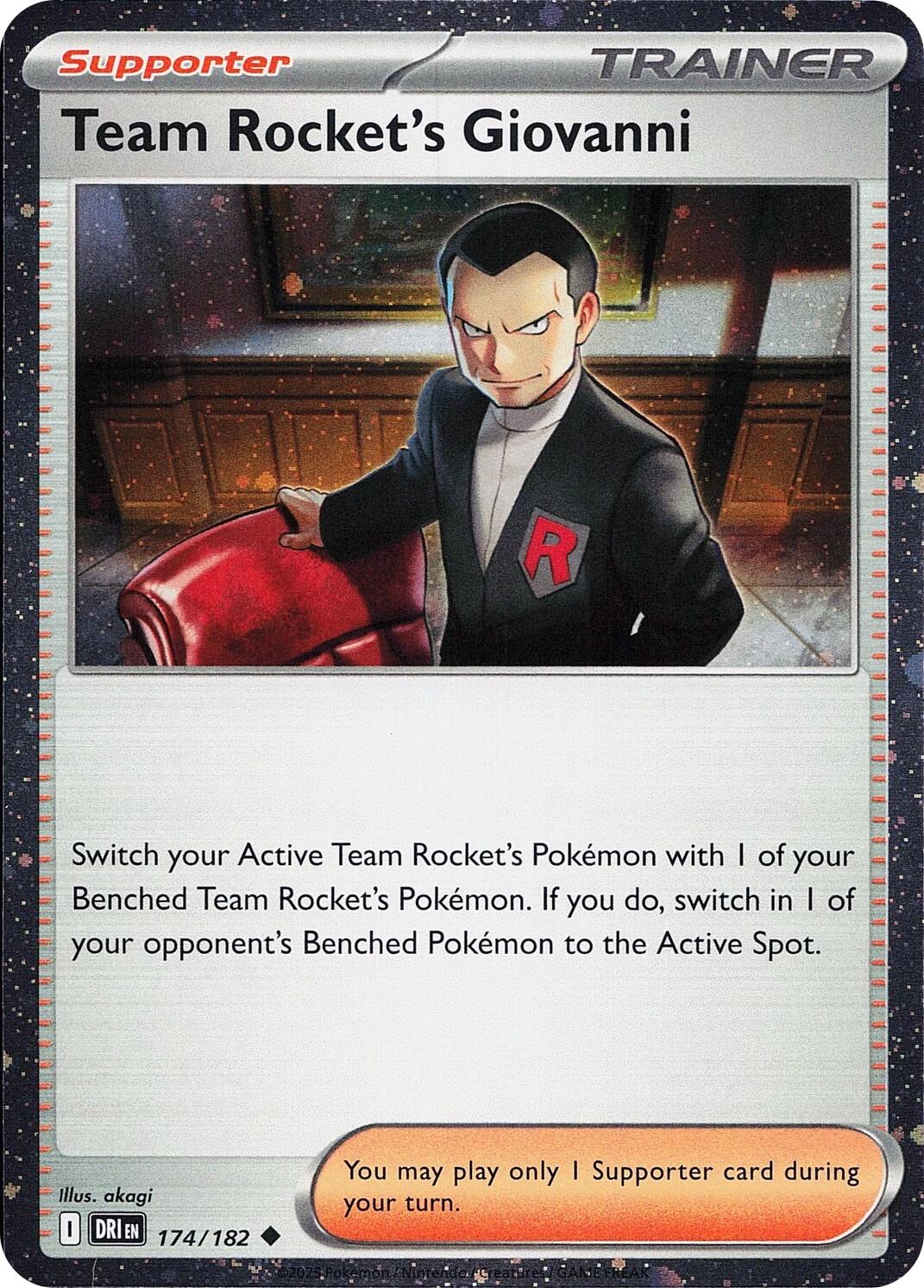 Team Rocket's Giovanni (174/182) (Cosmos Holo) [Miscellaneous Cards] | Jack's On Queen
