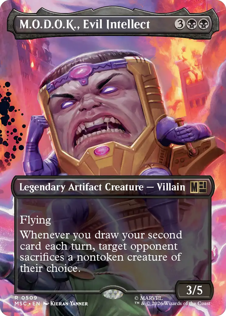 M.O.D.O.K., Evil Intellect (Borderless) [Marvel Super Heroes Commander] | Jack's On Queen