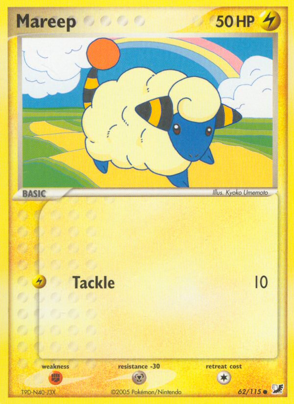 Mareep (62/115) [EX: Unseen Forces] | Jack's On Queen