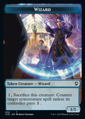 Kor Warrior // Wizard Double-Sided Token [Commander Legends: Battle for Baldur's Gate Tokens] | Jack's On Queen