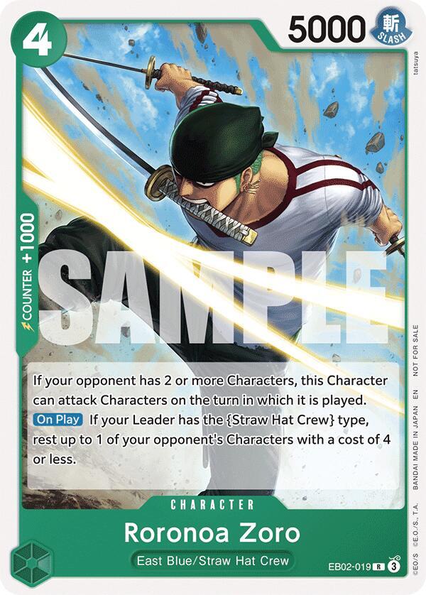 Roronoa Zoro (Tournament Pack 2025 Vol. 3) (EB02-019) [One Piece Promotion Cards] | Jack's On Queen