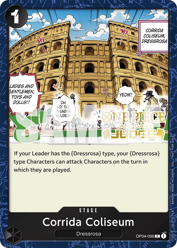 Corrida Coliseum (Judge Pack Vol. 6) (OP04-096) [One Piece Promotion Cards] | Jack's On Queen