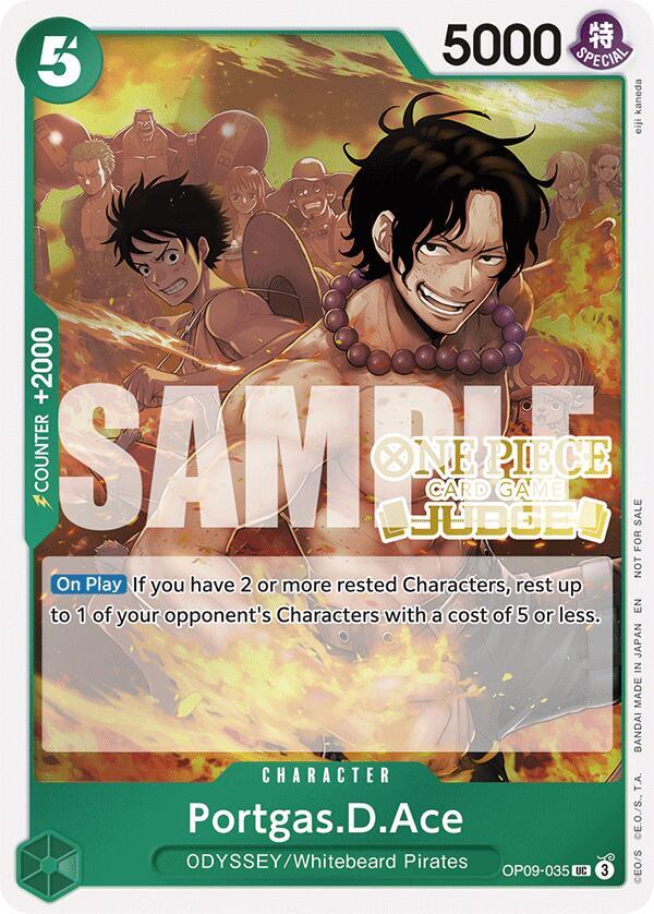 Portgas.D.Ace (Judge Pack Vol. 6) (OP09-035) [One Piece Promotion Cards] | Jack's On Queen