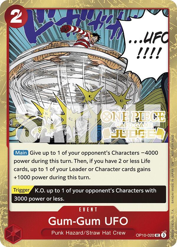 Gum-Gum UFO (Judge Pack Vol. 6) (OP10-020) [One Piece Promotion Cards] | Jack's On Queen