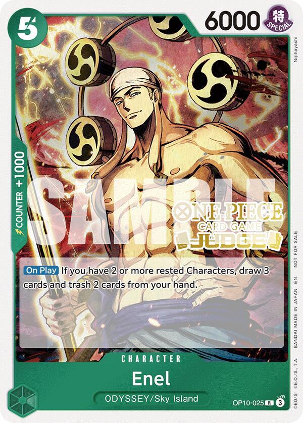 Enel (Judge Pack Vol. 6) (OP10-025) [One Piece Promotion Cards] | Jack's On Queen