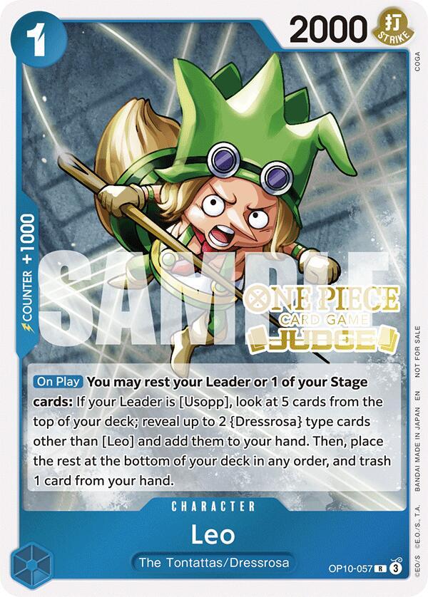 Leo (Judge Pack Vol. 6) (OP10-057) [One Piece Promotion Cards] | Jack's On Queen