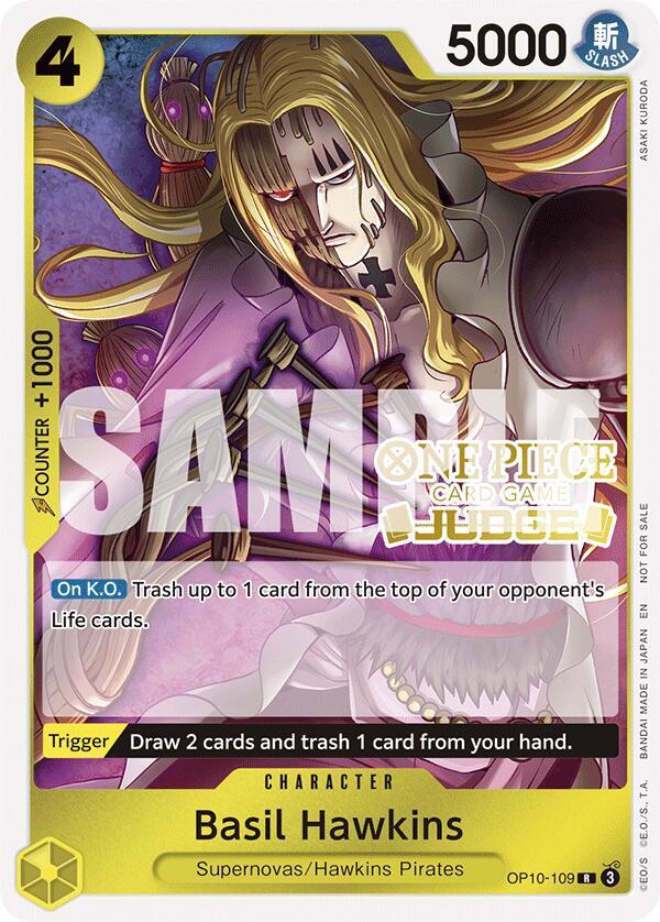 Basil Hawkins (Judge Pack Vol. 6) (OP10-109) [One Piece Promotion Cards] | Jack's On Queen