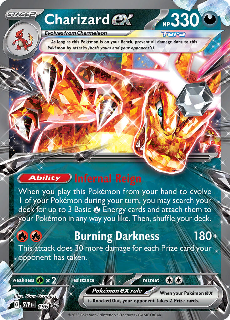 Charizard EX (196) [Scarlet & Violet: Black Star Promos] | Jack's On Queen