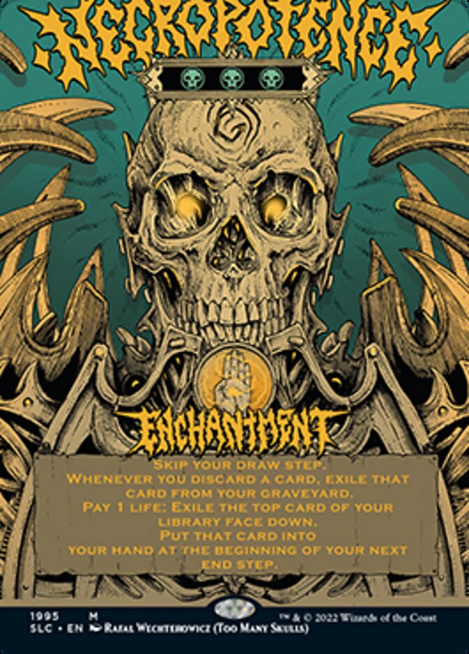 Necropotence (Borderless Alternate Art) [Secret Lair Countdown Kit] | Jack's On Queen