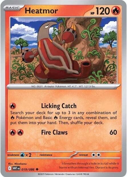 Heatmor (019/086) [Scarlet & Violet: White Flare] | Jack's On Queen