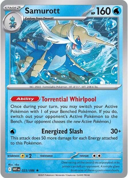 Samurott (023/086) [Scarlet & Violet: White Flare] | Jack's On Queen
