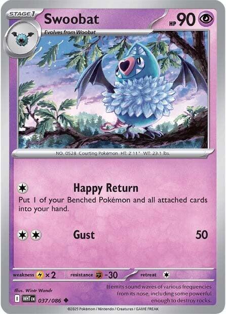 Swoobat (037/086) [Scarlet & Violet: White Flare] | Jack's On Queen