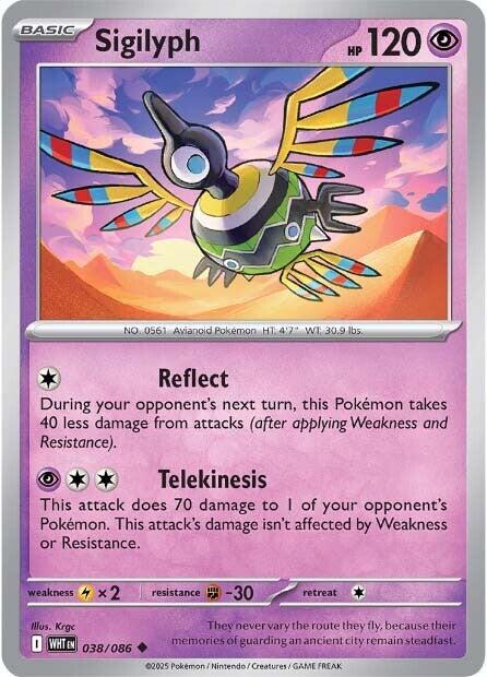 Sigilyph (038/086) [Scarlet & Violet: White Flare] | Jack's On Queen