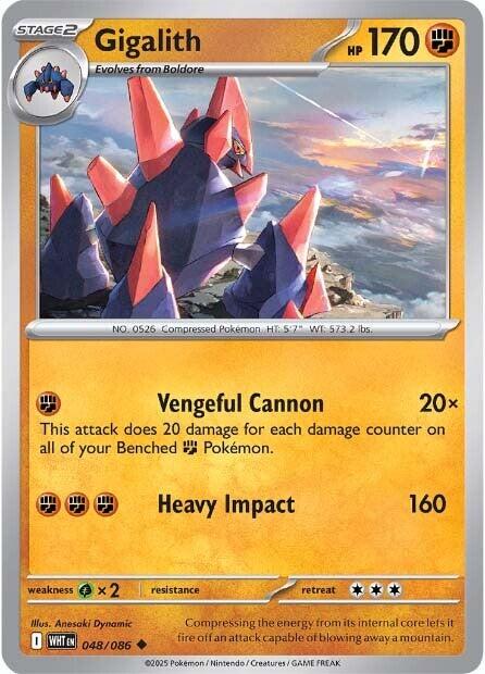 Gigalith (048/086) [Scarlet & Violet: White Flare] | Jack's On Queen