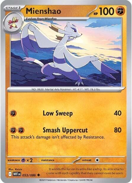 Mienshao (053/086) [Scarlet & Violet: White Flare] | Jack's On Queen
