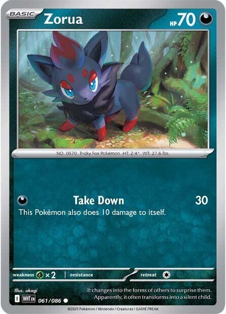 Zorua (061/086) [Scarlet & Violet: White Flare] | Jack's On Queen