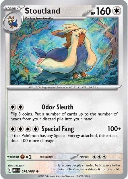 Stoutland (076/086) [Scarlet & Violet: White Flare] | Jack's On Queen