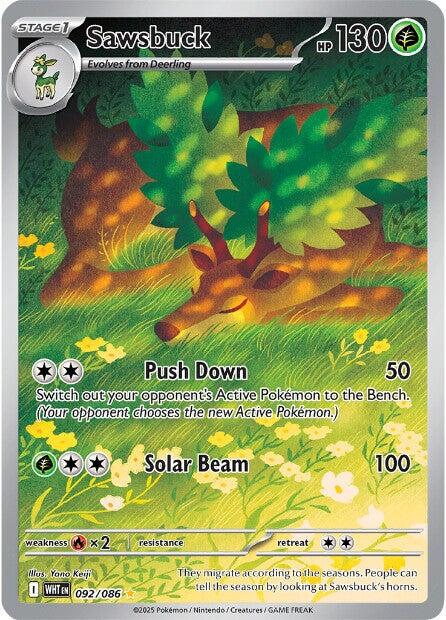 Sawsbuck (092/086) [Scarlet & Violet: White Flare] | Jack's On Queen