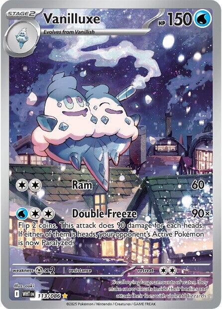Vanilluxe (113/086) [Scarlet & Violet: White Flare] | Jack's On Queen