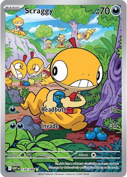 Scraggy (138/086) [Scarlet & Violet: White Flare] | Jack's On Queen