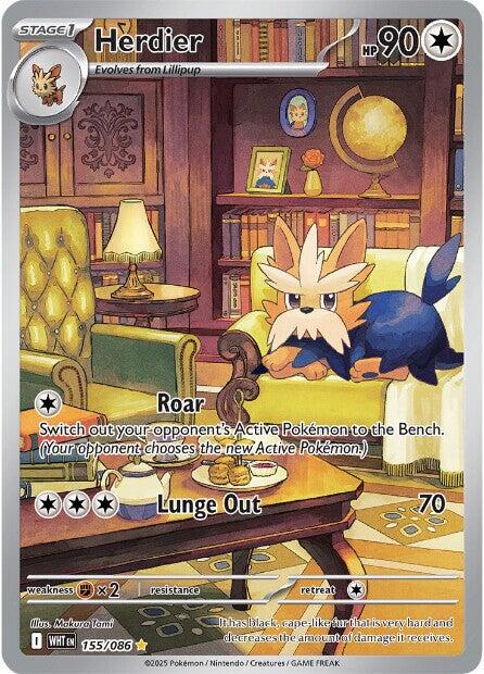 Herdier (155/086) [Scarlet & Violet: White Flare] | Jack's On Queen