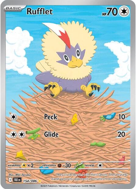 Rufflet (154/086) [Scarlet & Violet: Black Bolt] | Jack's On Queen